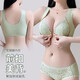 
Renaimu City Bra Button Underwear Vest Style Women's Small Chests Gathering and Collapsed Sub-Breast Anti-Sagging Bra Bra [Dark Green++ Dark Green] Bra Combination 75A 34B [Medium Thick Cup]