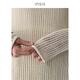 INSISFEMME and paper yarn 2025 summer vacation feeling U neck hollow flower layered knitted blouse women Moscow white S