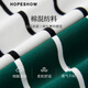 
Red sleeve chic striped T-shirt 2025 summer and autumn new women's contrasting letter printing short-sleeved round neck casual versatile top white background black strip 702 M