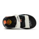 B.Duck little yellow duck children's shoes children's sandals summer open-toed shoes boys and girls lightweight beach shoes 2328 meters black 26