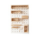 Brangdy solid wood hole board accessories universal round hole partition wooden hook matchstick stick storage box storage rack custom wood color 15mm matchstick (6 pack) suitable for 15mm