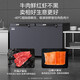 美的（Midea）500升以上冰柜商用大容量双门卧式冷冻柜深冷速冻柜大型海鲜专用柜冻肉急冻柜茶叶柜水果冷藏柜 719升 新升级减霜净味 -40℃速冻