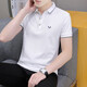 Hailan Business Niu Head Polo T-shirt Coton Pure Coton à manches courtes Cormeaux de revers d'été pour hommes Vêtements masculins masculins HEMPS HOMMINS GRY GRY 681 MODÈLE XL 120-135JIN [Jin est égal à 0,5 kg]