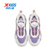 Xtep Children's Shoes Lingfeng 3.0 Fine Mink Velvet Warm Sports Shoes Anti-Slip Safety Guard Cotton Shoes Ningye Purple/Sail White 36