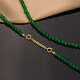 18k gold plated necklace extended chain handmade DIY beaded chain double gold extension chain - about 3.5cm style one