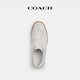 COACH new men's shoes ELLIS sneakers, lace-up flats, moral training shoes, lightweight, luxury, daily casual, versatile, bright white 42