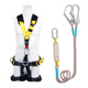 Ceinture de sécurité de l'énergie éolienne Golmud Electricien High Aerial Work Outdoor Anti-Fall Five Point Safety Corde Set GM897 F-7 Small Aluminium Hook 1,8 mètres
