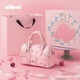 Ai Luxi Bags for Women with Niche Design Pink Bear Presbyterian Bowling Boston Crossbody Bag Handbag Sweetheart Powder