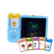 Kinderlehrerklärungsspielzeug LCD Graffiti Handschrift und Malscheibe zweisprachiger Kartenlernen Lernkompetenz Frühschulmaschine Rosa Malmaschine + alle englischen Wörter 510 Inhalt