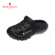 Montagut Children's Croc Shoes Boys' Summer Indoor Baby Slippers Soft Sole Anti-Slip Sandals Slippers for Middle-aged Boys Beach Shoes