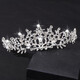 Crystal birthday crown tiara garland tiara princess girl children's crown proposal and certificate photo props bride wedding