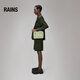 Rains单肩斜挎包男女运动包骑行挎包腰包Cargo Box Bag W3/14110 浅青绿
