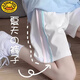 G.DUCKKIDS女童休闲运动短裤夏季新款玉桂狗童装薄款儿童宝宝洋气时髦五分裤 白色-1104+1105【两件装】 150 cm