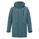 Xue Zhongfei [Off-season clearance] Hot fashion warmth and cold casual and versatile warm down men's down jacket for women duck down deep steel blue 5087-833 XL /180