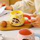 Crayon Shin-chan Big Belly Mug Girls Good-looking Gift Coffee Cup Ceramic Water Cup Drinking Cup Office Couple Mug Crayon Shin-chan Mug Color Box-Blue