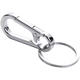 Keychain de aleación de zinc Keychain para hombres y mujeres Costa colgante de cintura con el anillo Color sólido simple y elegante llavero 5