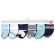 Luvable friends unisex cotton baby terry socks 24-pack mint navy striped 6-12 Months
