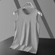 Gilet de sport pour hommes Les hommes portent des vêtements de course et de fitness pour l'été, un sweat à séchage rapide T-shirt sans manches en soie à manches en soie à manches en masse [blanc] 4xl (180) 150-160jin [Jin est égal à 0,5 kg]
