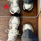 Zapatos de mujer Kappa Zapatos de papá 2025 Summer Nuevas zapatillas de deporte gruesas de lana gruesa Mesh transpirable zapatos casuales de vapor gris/Erhound White 37