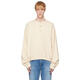 The Row Light Luxury Men's Beige GRETO Henley Ivory 20 | XL