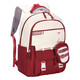 JUNIOR High School Girls Schoolbags mit großer Kapazität und leichter Belastung Reduzierung der Schüler College Style-Grundschule Schüler 3-6 Rucksack rot