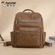 Spechts Rucksack Frauen Rucksack Frauen 2025 Chinesischer Chinesisch Valentinstag Rucksack im Outdoor -Rucksack Frauen European und American Retro PU Single und doppelte Schulterschwarz