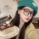 
Korean version TR90 anti-blue light flat-light mirror men and women same style without makeup slimming glasses Internet celebrity square glasses frame 15938 gray frame [glass box + mirror cloth] TR frame anti-blue light