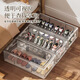 Jinlongxing shoe storage artifact space-saving transparent shoe support shoe cabinet box shoe box storage box folding transparent shoe rack under the bed