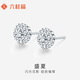 Liuguifu Jewelry Platinum Earrings Midsummer pt950 Platinum Earrings Fashion Earrings PT0200077 2.30g