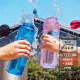 Elementos de lujo Copa de agua legen alta resistencia a la temperatura 1.5L Gran capacidad Importado Sports Hervidor Hervidor Fitness Portable 1.5L Transparente Polvo_2178-1048