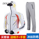 Dukashi (DEKASE) fishing sun protection clothing suit men's summer quick-drying top ice silk sun protection clothing outdoor sportswear large size fishing clothing white top + black pants XL suitable for 140-160 Jin Jin equals 0.5 kg