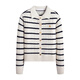 
Navigare Italian Sailing Women's Cardigan 2025 Autumn New Comfortable Skin-friendly Cardigan Sweater Casual Knit Sweater Technology White and Black L