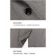 TPZBWG high-end brand suit suit set for men 2025 new business casual formal wear British style three-piece set brown gray two-piece set M
