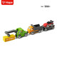 Hape track small locomotive toy wooden small train children's toys men and women children's car gift engineering train E8785