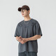 Rankdavid Light Luxury Nouvelle marque haut de gamme en lin imprimé de style chinois T-shirt à manches courtes à manches courtes pour hommes en été mince en vrac grande taille noire 829 m