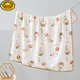 G.DUCKKIDS Bean Blanket Baby Gauze Cover Blanket Summer Thin Soothing Baby Newborn Doudou Small Quilt Air Conditioning Summer Cool Quilt Cute Cloud 100*100