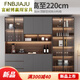 富耐博2025新款餐边柜一体靠墙柜子轻奢家用客厅酒柜餐厅茶水柜厨房置物 款式15280长送货入户+安装