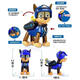 Paw Patrol Toy Set Patrol Rescue Dog Doll Ensemble de chiens déformés Ensemble complet de 6 chiens transformés de haute qualité + 1 coffret cadeau Captain Ryder Emballage sans chute de peinture