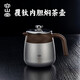 Rongshantang stainless steel teapot teapot covered with titanium liner stewed teapot insulation kettle household stuffy teapot hot water kettle stewed teapot teapot teapot stainless steel coated titanium inner bladder stewed teapot ice crystal 0.7L