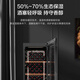 Haier's flagship top-of-the-line wine cabinet with constant temperature and humidity, vertical refrigeration and fresh-keeping freezer, household appliances, living room, office display cabinet, ultra-thin large-capacity professional wine cabinet, 378 liters, upgraded air-cooling, frost-free + electronic temperature control + new level of energy efficiency 378L