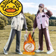 G.DuckKids Girls Plus enlefée Fleece épaissie d'automne et d'hiver 2025 Élèves du collège Costume de baseball en deux pièces de vêtements de sport de mode féminine 1396 Spring et automne noir 150