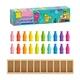 La diversión de los niños sangetian adivinando pares de botellas y tocando la lógica de la memoria de los niños pensamiento razonamiento del juego de mesa juguetes de inteligencia pares de bebidas de madera y tocando + cambio de cara cubo (taza del cielo y tierra)