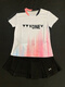 Yonex Sports Fot Fot Fot Brink Badminton костюм женский костюм Новый быстросохлый дышащий конкурс для соревнований в спортивных соревнованиях спортивных спортивных брюк с короткими рукавами и юбка 5009# Top Lop Lop Men Style L (женский 135-145 джин [Джин равняется 0,5 кг] можно носить)
