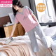 Pyjamas modal pyjamas féminin à manches courtes à manches courtes à manches courtes à manches courtes poitrine poitrine de poitrine décontractée cartographie fraîche de style pastoral frais vêtements avec poitrine 679 pantalon recadré à manches courtes M 75-95jin [Jin est égal à 0,5 kg]