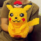 
Peijue CLS Chaole Sen Pikachu Small Grain Nezha Children's Assembly Building Blocks Toys Boys and Girls Birthday Gift LS6189 Fulong 50CM [Color Box]