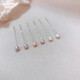 Pearl earrings ear wire Xin Mia 925 silver small ear wire women's freshwater pearl 2025 new trend white pearl ear wire 4mm