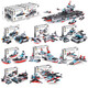 
Children compatible assembled building blocks DI small particles 8-in-1 fire truck New Year holiday building blocks toys W1421 Christmas snowman house building blocks [900 pieces