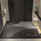 Piaoao atmosphérique salon d'entrée de plancher de sol léger luxe 2025 Nouveau style d'entrée de sol porte porte extérieure nat extérieur entrée snan-21 jingbo-vertical version 15926 140cm * 160cm [grande taille de la villa maison de luxe]