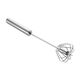 Stainless steel egg whisk egg whisk manual household cream whipping semi-automatic egg mixer kitchen baking press and rotate * reduce wrist pressure - large size 1