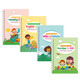 Cross-border hot-selling full English version of calligraphy and writing stickers for children's grooved copybooks preschool hard pen practice board magic writing stickers Random 2 books - English grooved beginner copybooks Cross-border full English grooved copybooks children's pen control training